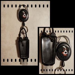 Cujo Badge Clip And Sanitizer Holder